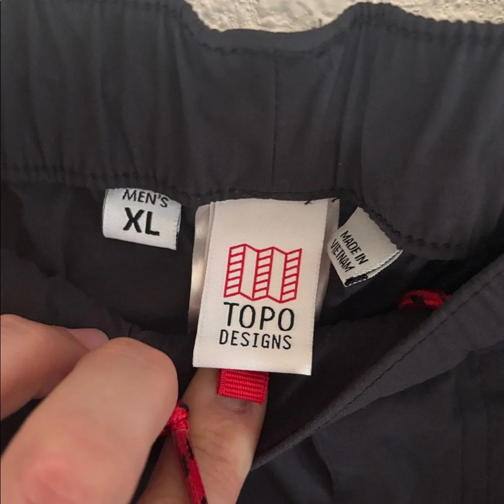 Topo Designs iron gray hiking pants - Picture 3 of 6